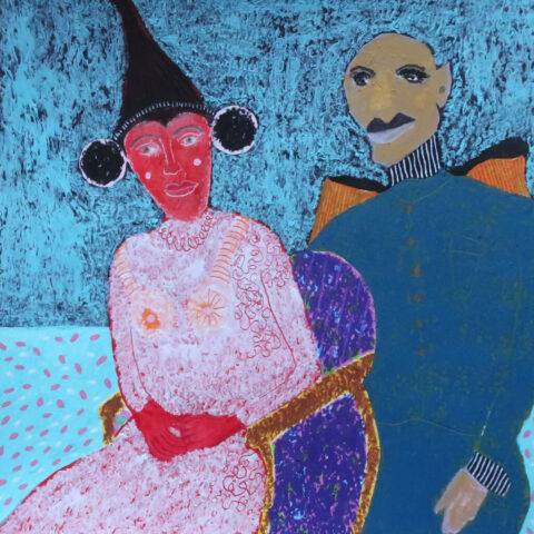 patrick gourgouillat - « La femme du colonel » - papier, 21x21cm - 2026