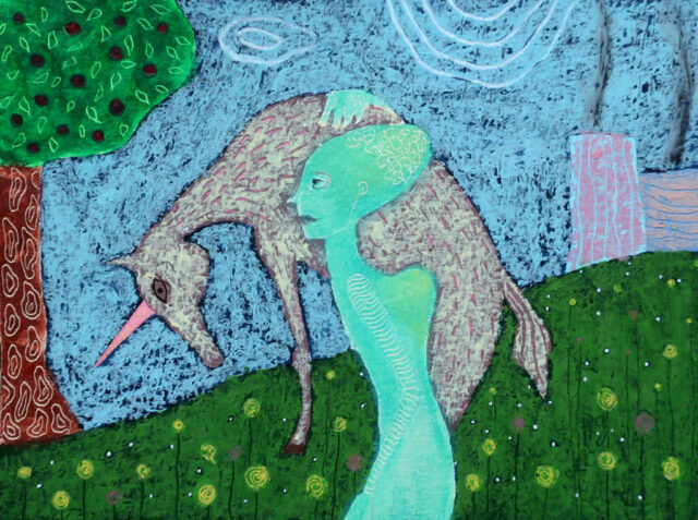 « ALIENUS 357, Le Sauveur de Licornes » - papier, 13,5x18cm - 2026 patrick gourgouillat - « ALIENUS 357, Le Sauveur de Licornes » - papier, 13,5x18cm - 2026