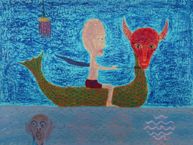 « Le Cri - La Vérité Rétablie » - papier, 13,5x18cm - 2026 patrick gourgouillat - « Le Cri - La Vérité Rétablie » - papier, 13,5x18cm - 2026